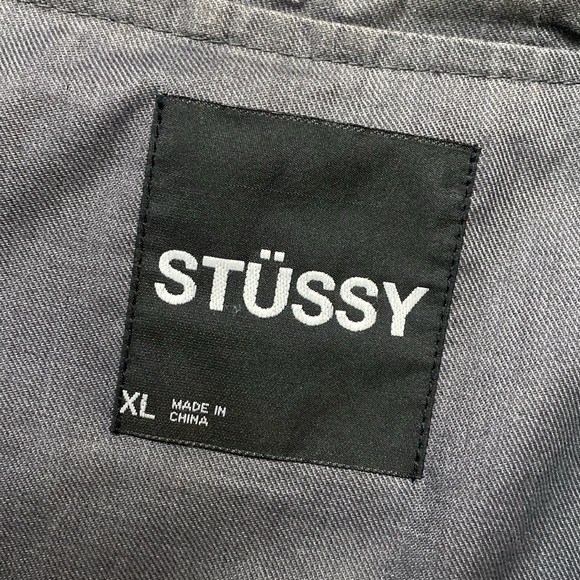 STUSSY CANVAS HOODED JACKET - Picture 7 of 8